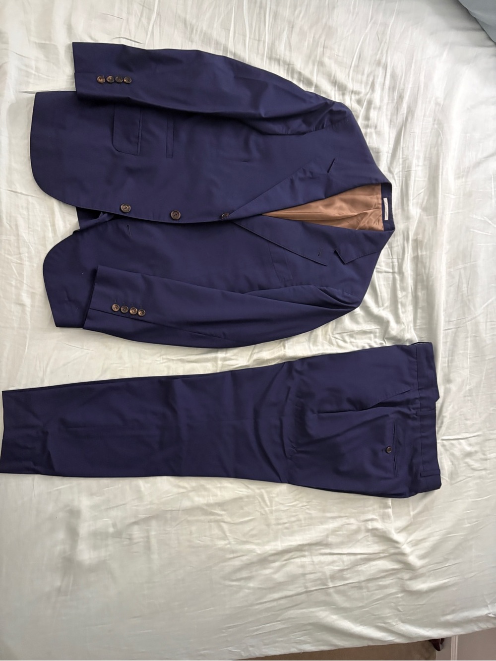 Brunello Cucinelli Navy Blue Two-Piece Suit